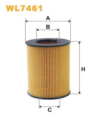 WIX FILTERS wl7461 -  Масляный фильтр